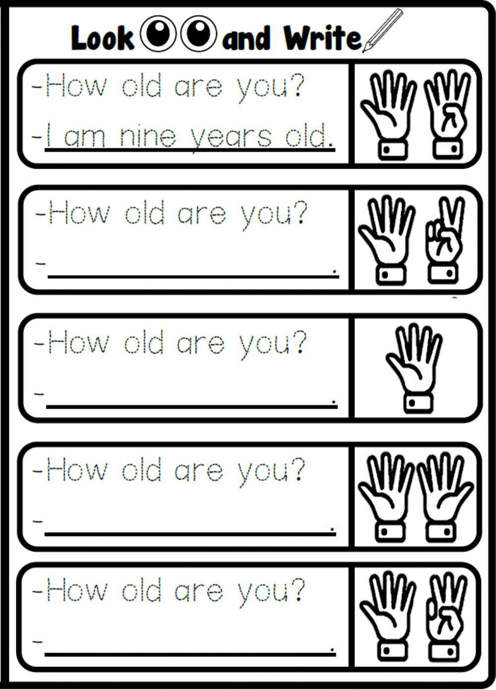 2.4. Numbers - How old are you?