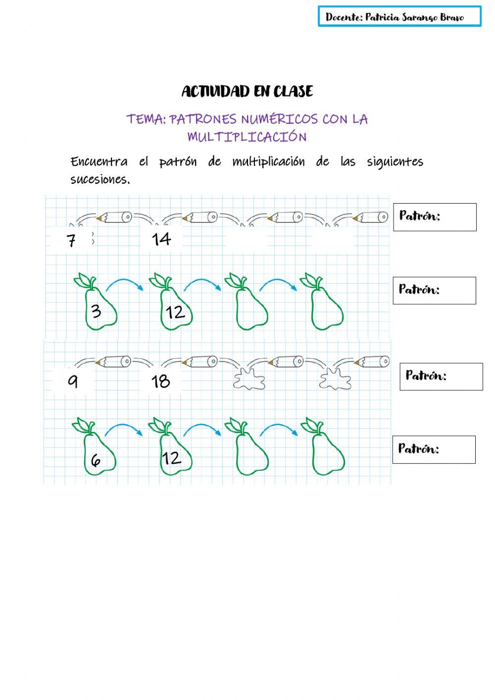 Patron con multiplicacion