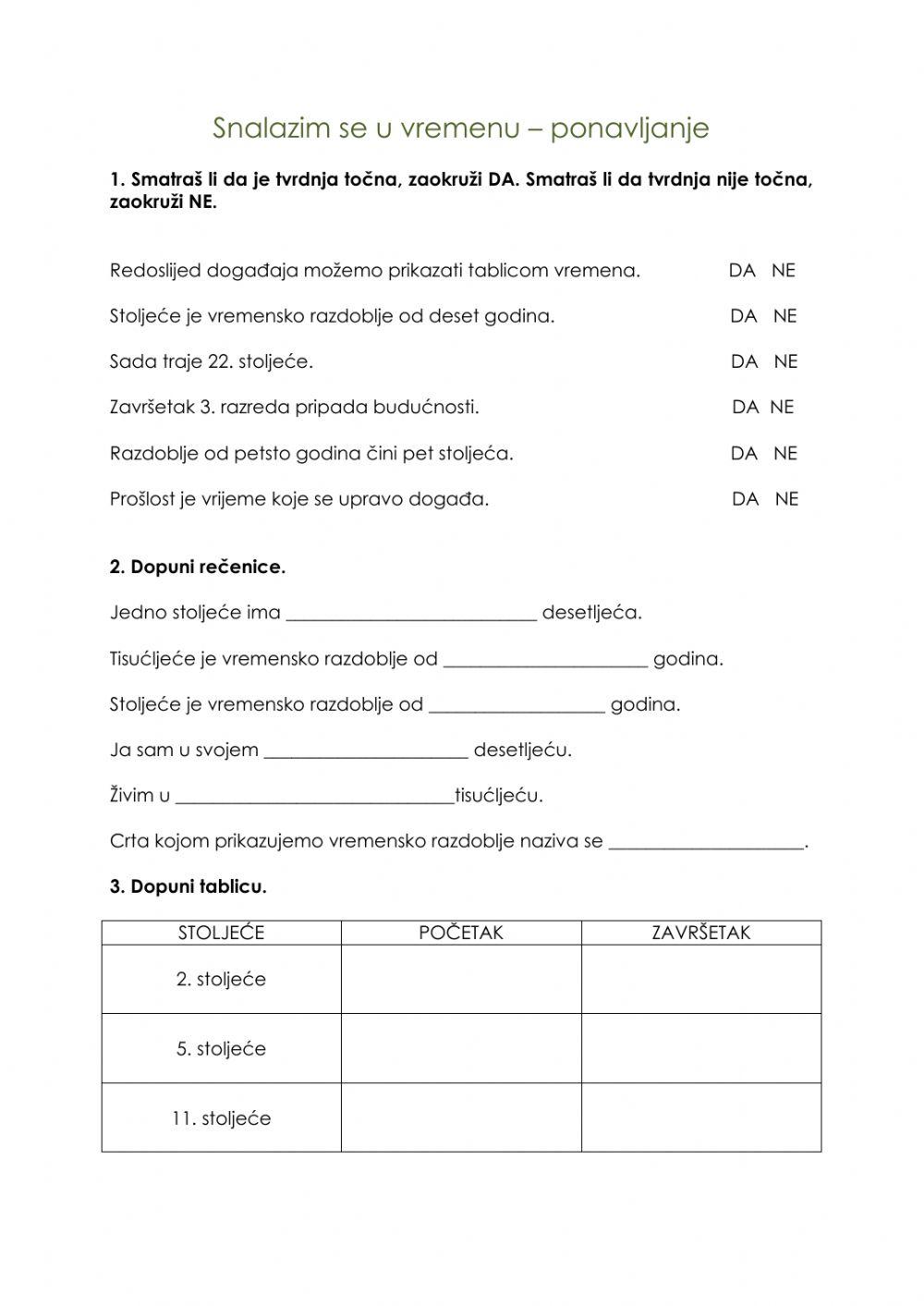 Snalaženje u vremenu