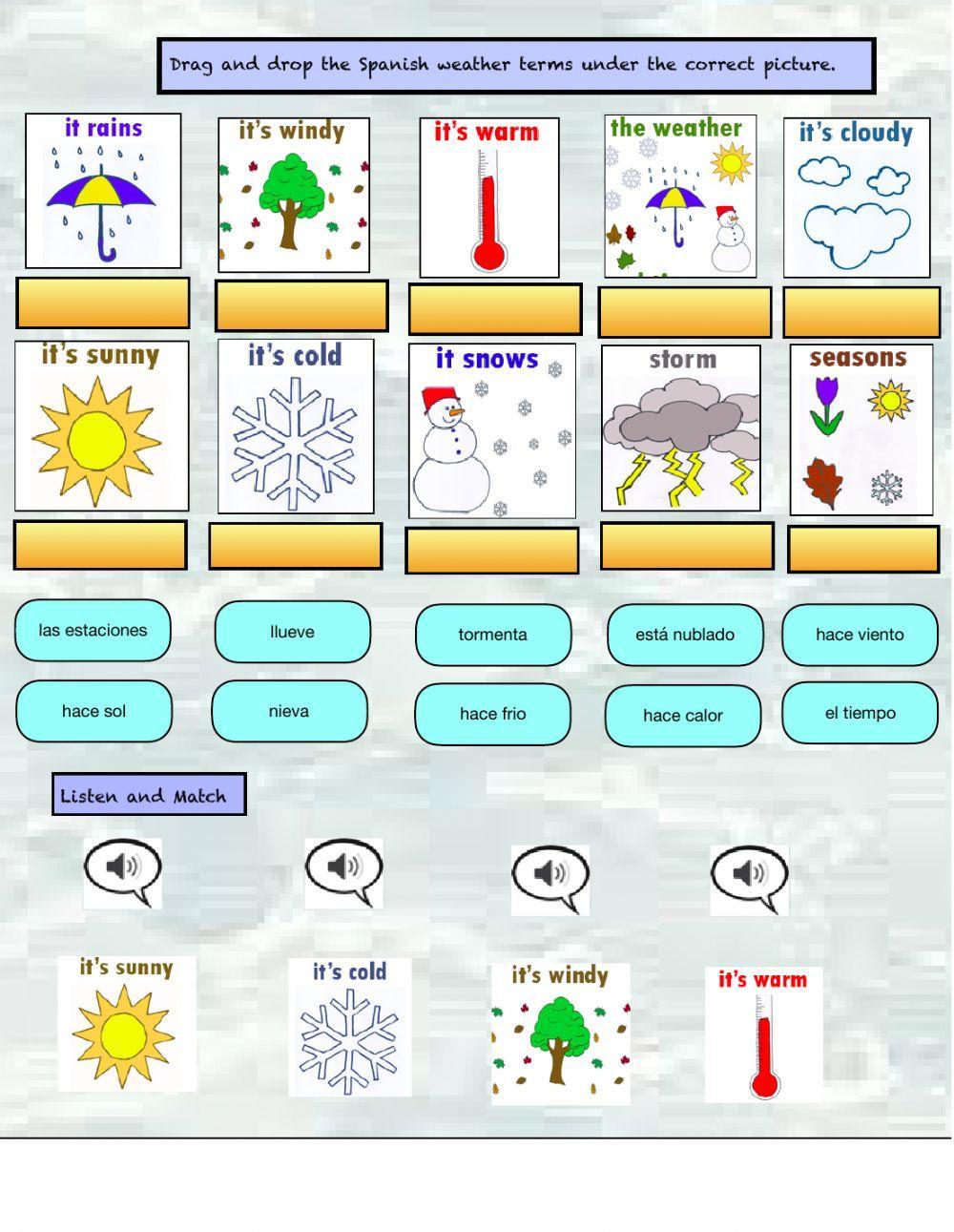 Spanish Weather Terms