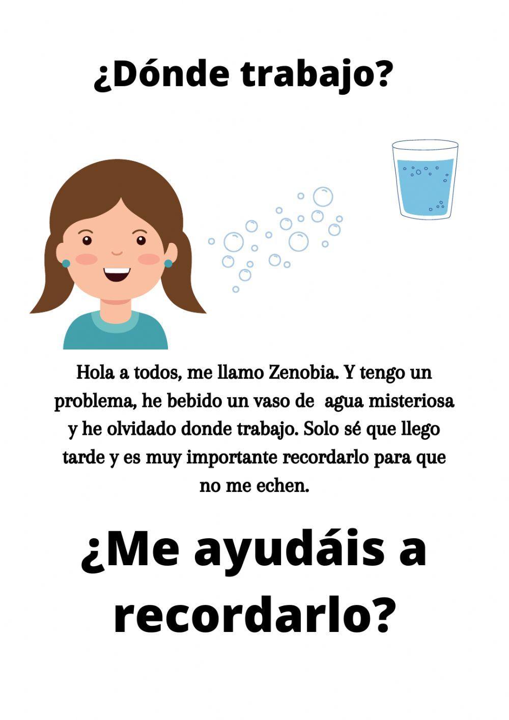 ¿Dónde trabajo?