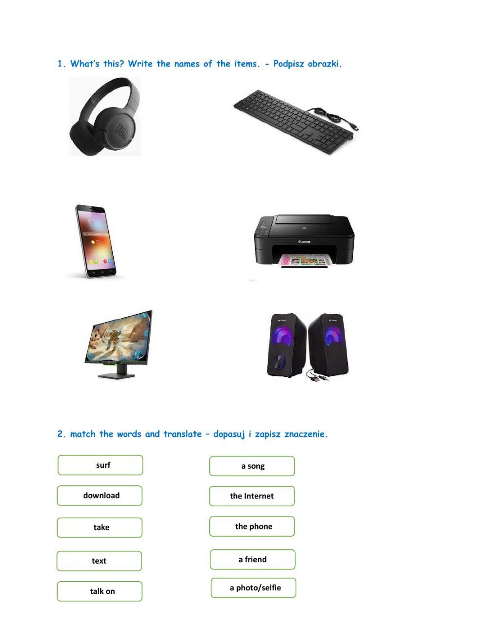 Technology: English Class A1+