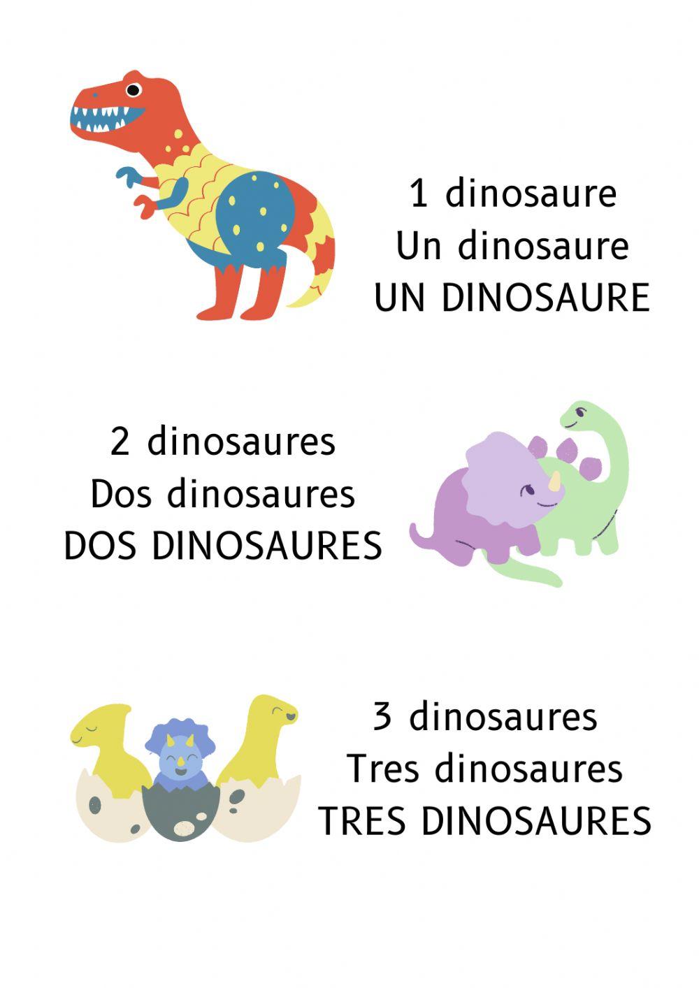 Contar amb dinosaures 1