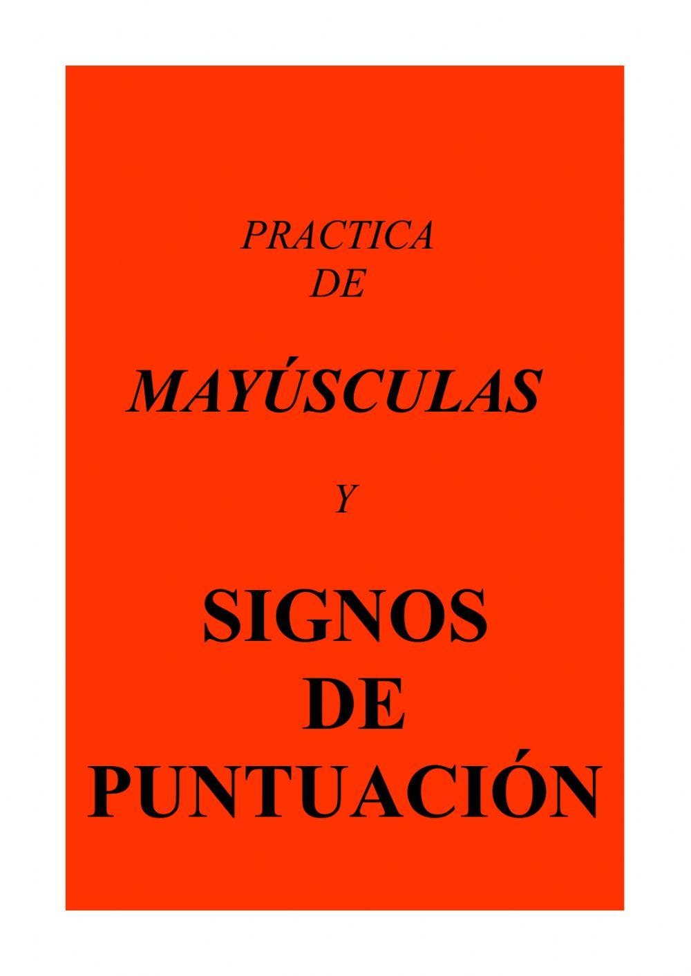 Portada mayusculas y signos acentuacion