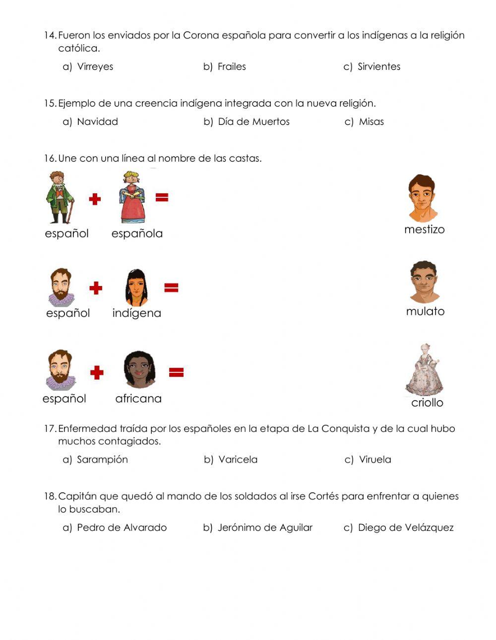 Cuestionario Historia