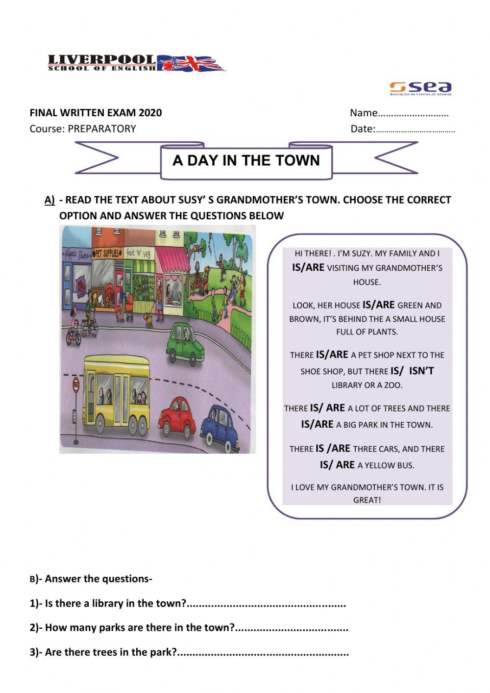 Final exam 2020 preparatory