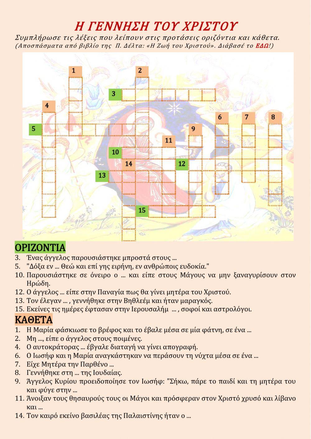 Τα γεγονότα της γέννησης του Χριστού