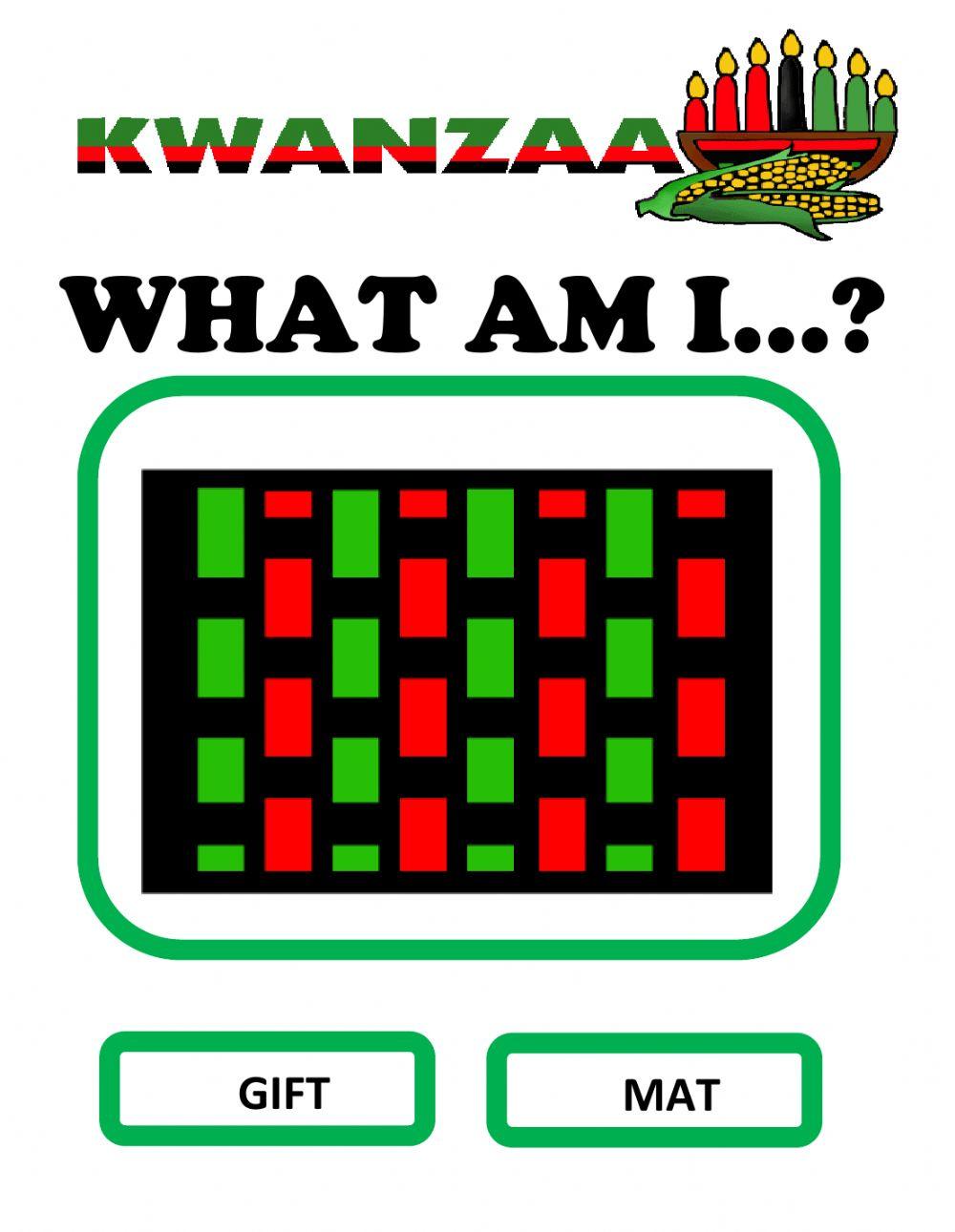 Kwanzaa - What Am I? Who Are We?