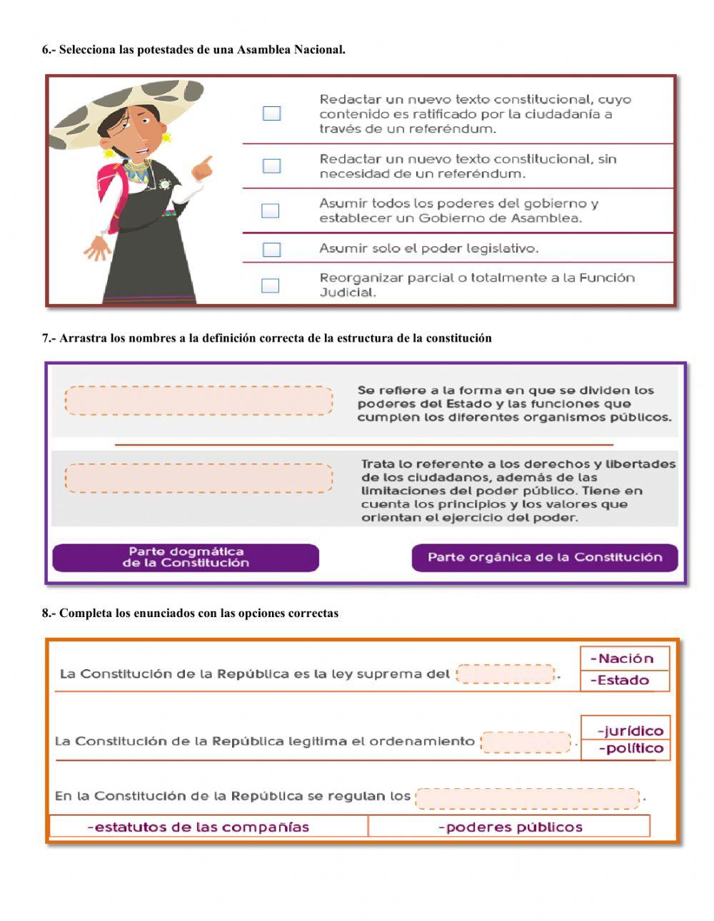 Taller evaluativo ciudadanía