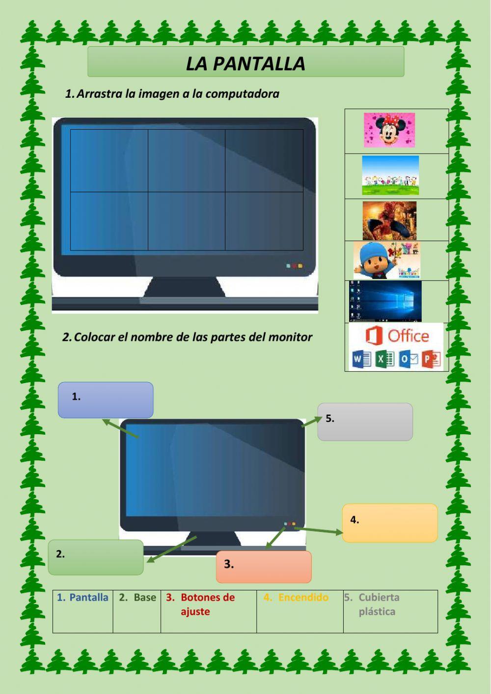 Las partes de la computadora