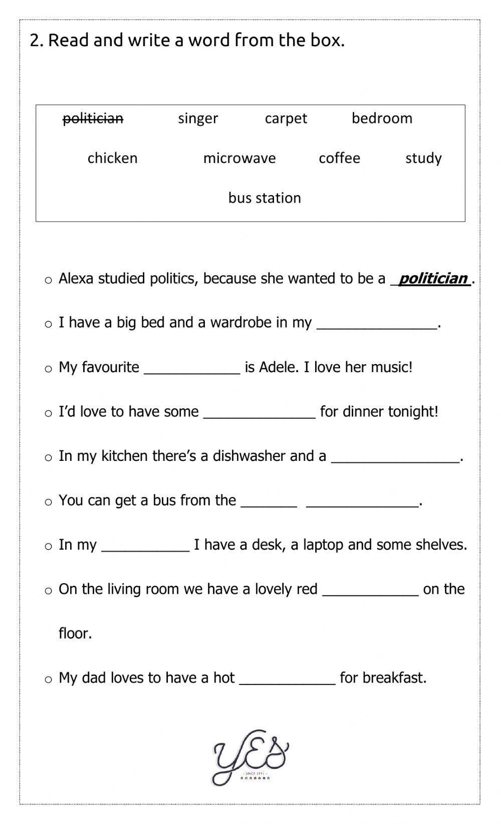 Adults - vocabulary - final exam 2020