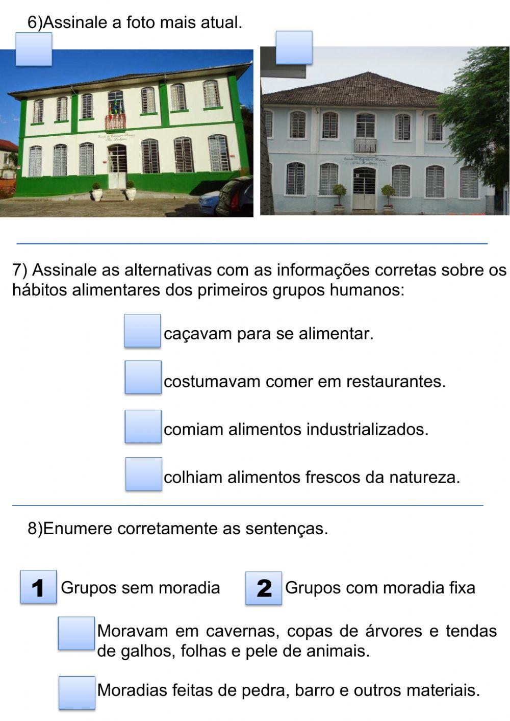 Exame final de História