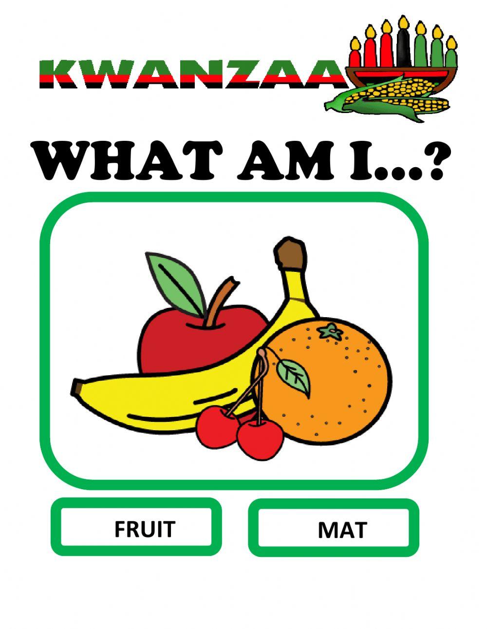 Kwanzaa - What Am I? What is This?