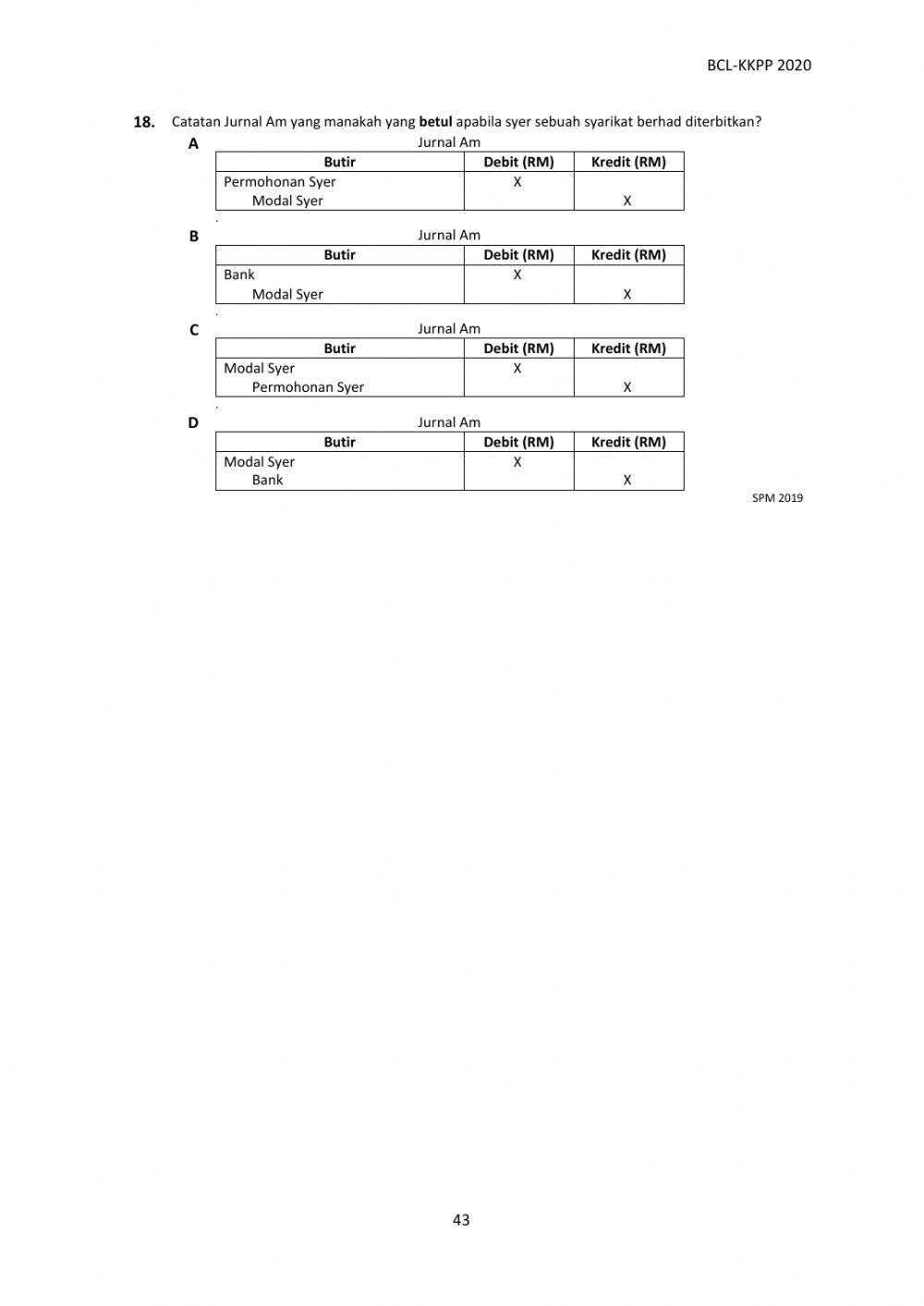 K1 modul 14 spm sebenar