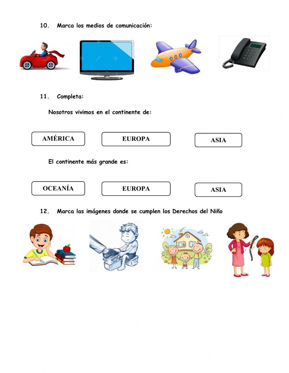 Examen final de personal social