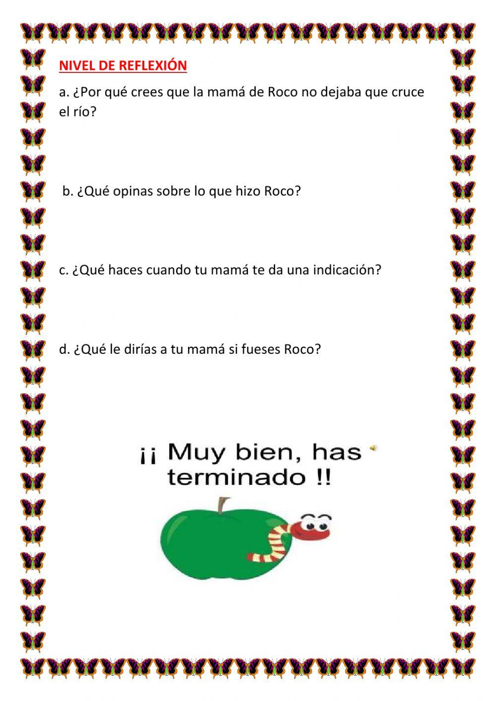 Comprensión de lectura