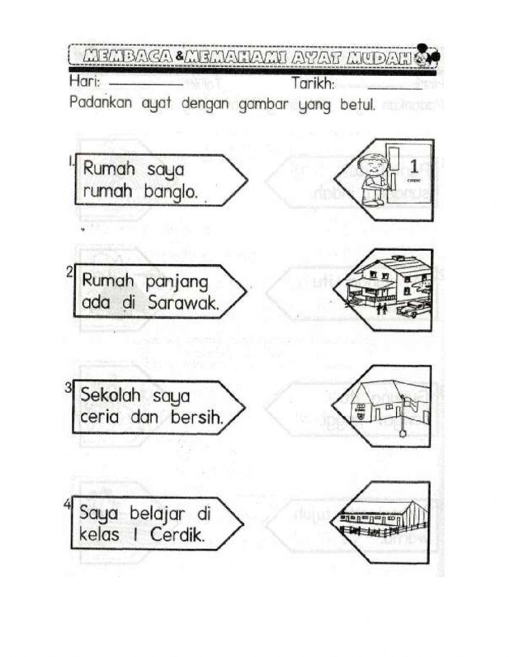 Latihan Baca Ayat Mudah - Part 1