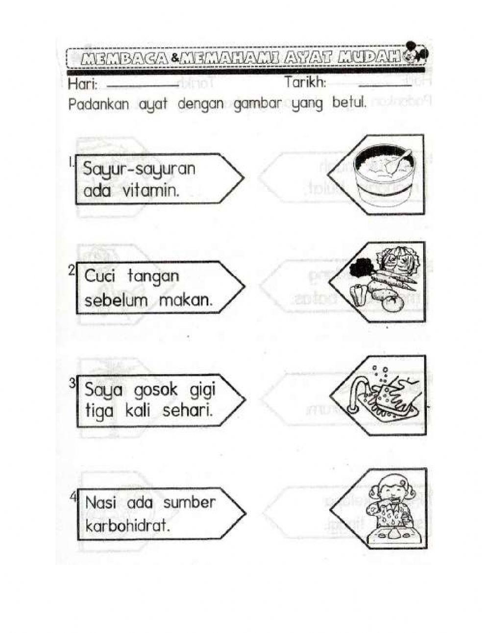 Latihan Baca Ayat Mudah - Part 1