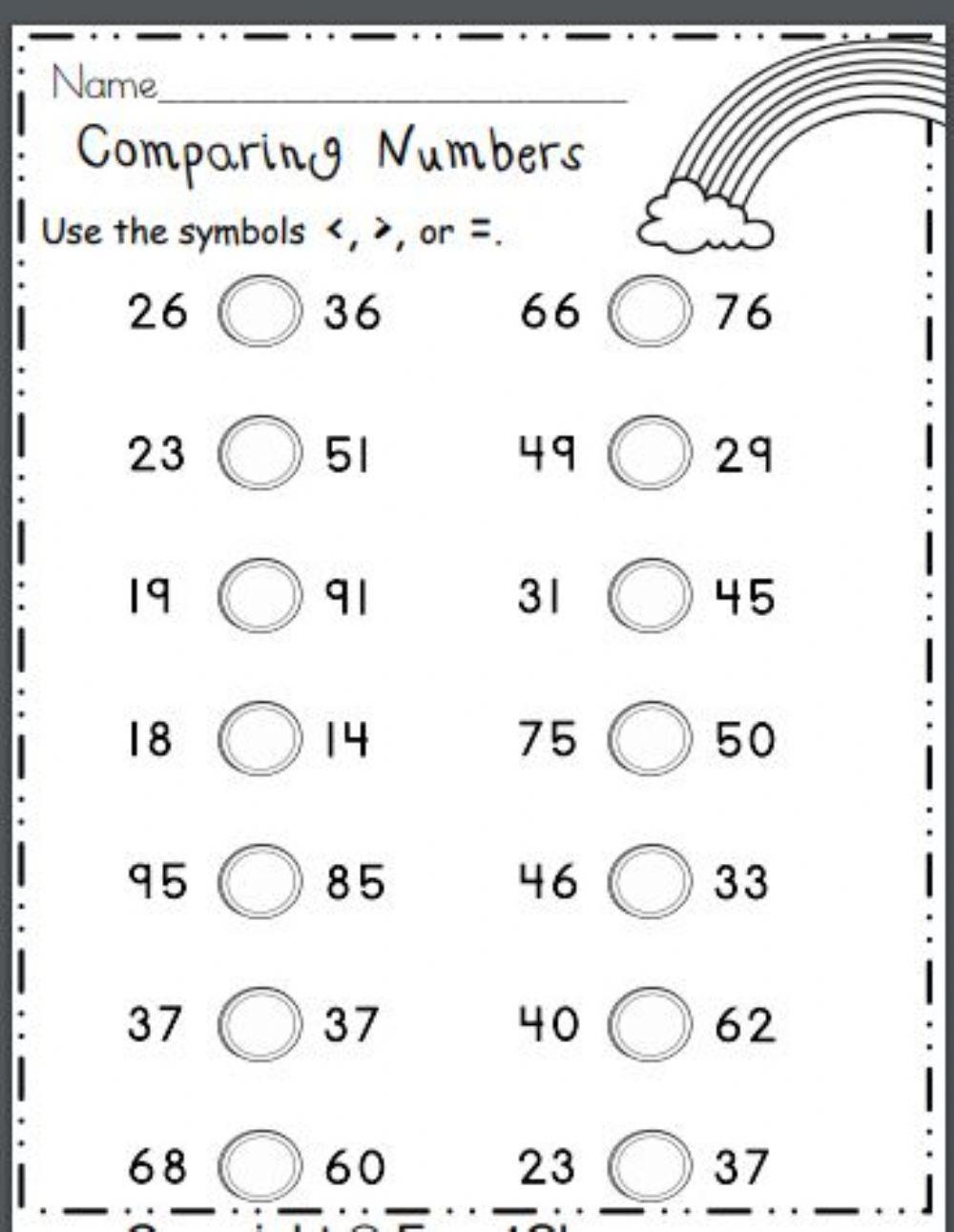 Comparing numbers