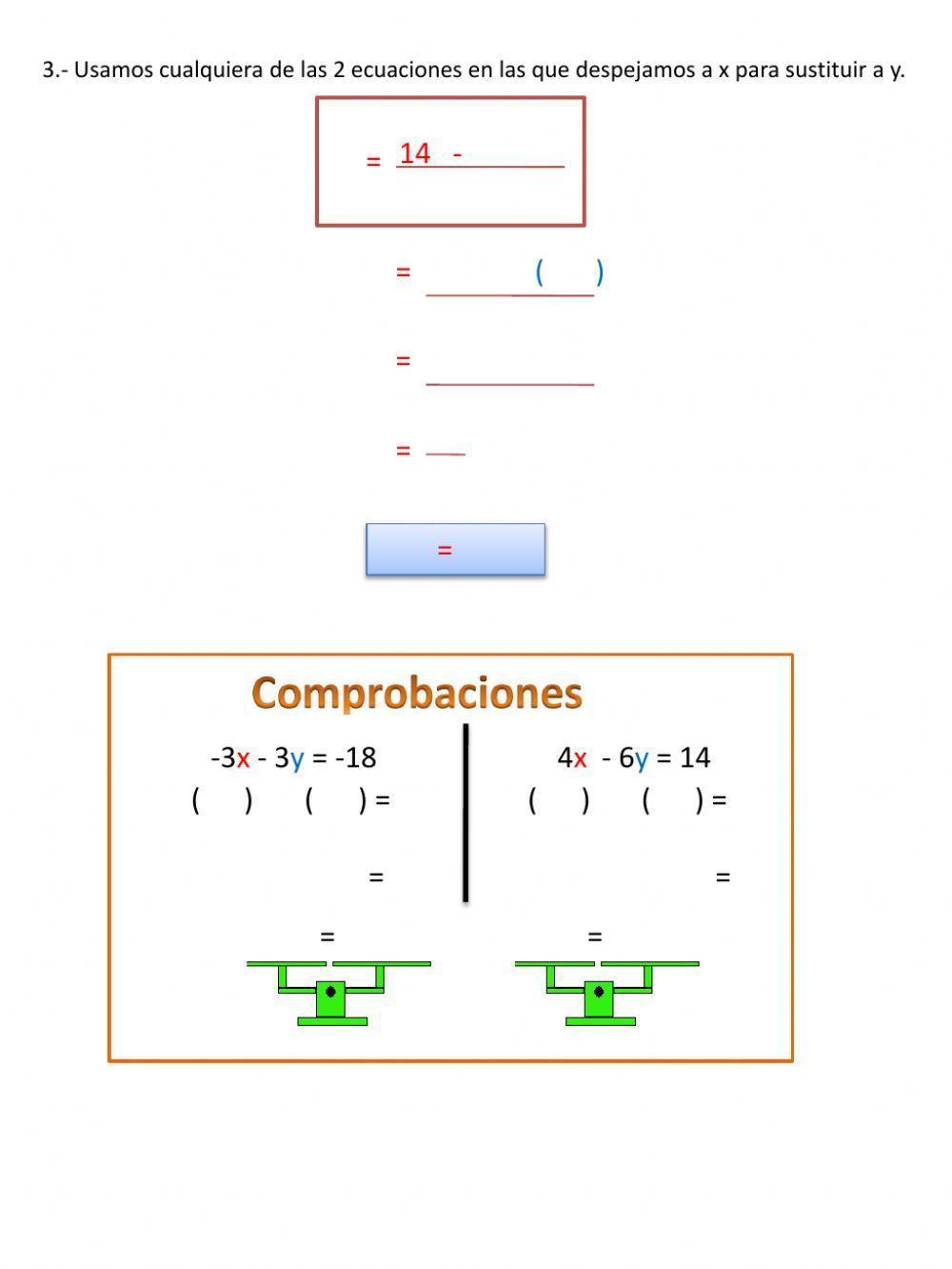 MÉTODO DE IGUALACIÓN EJERCICIO 2