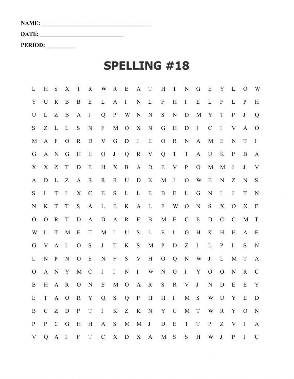 Word search -18