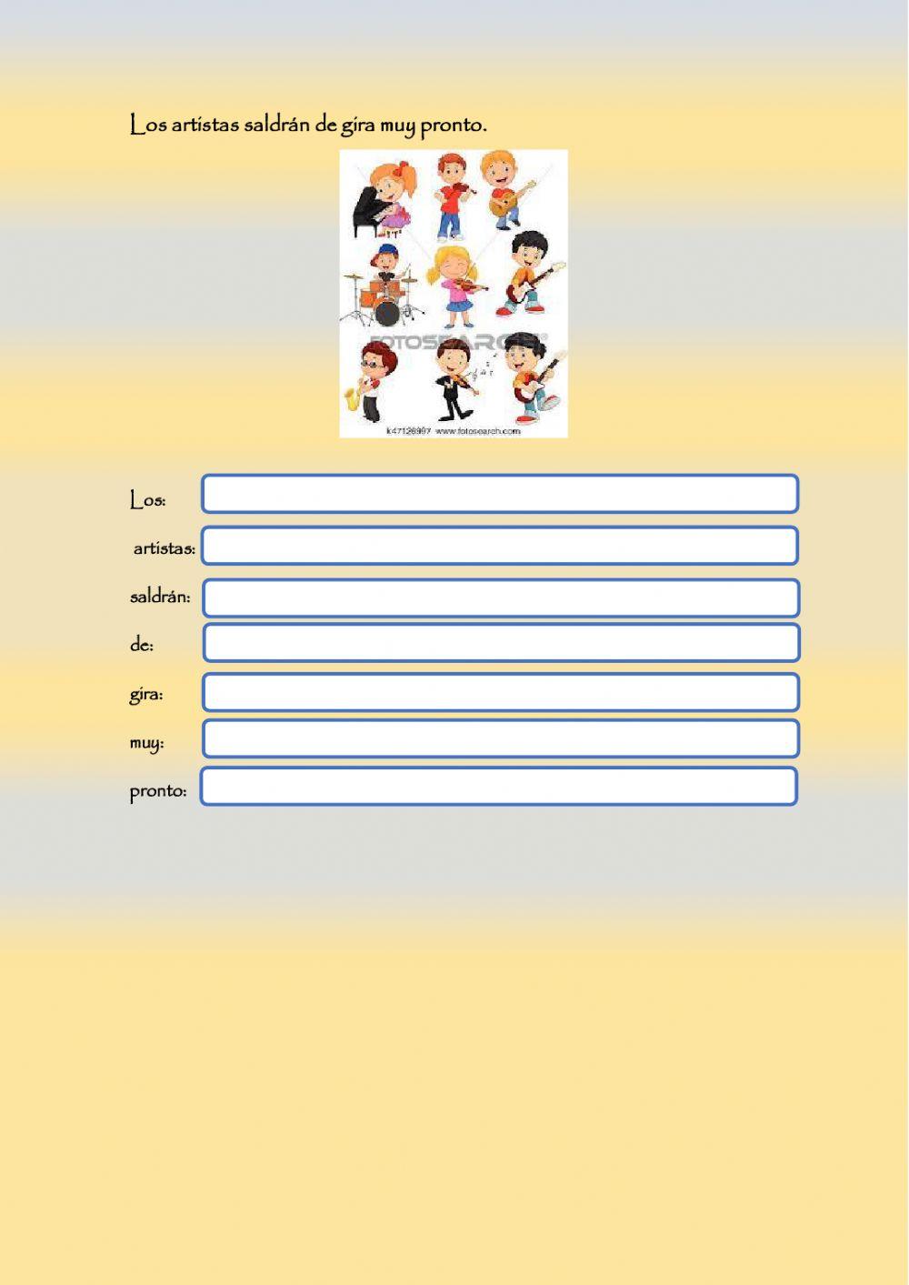 Análisis morfológico de oraciones