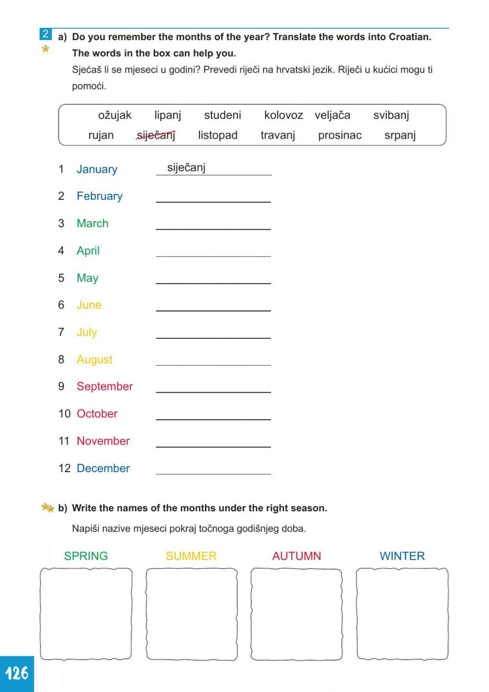 Unit 2 Lesson 1a Back to school