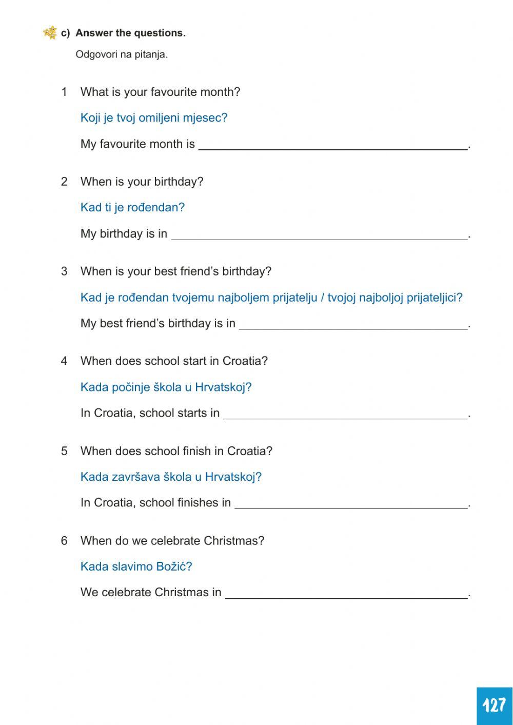 Unit 2 Lesson 1a Back to school