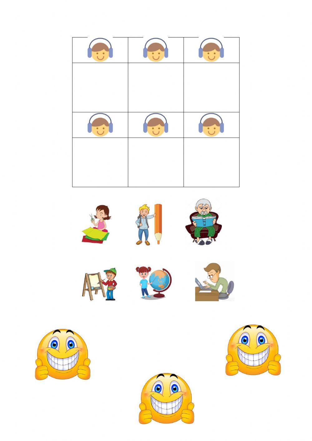 Школьные принадлежности. РКИ для детей