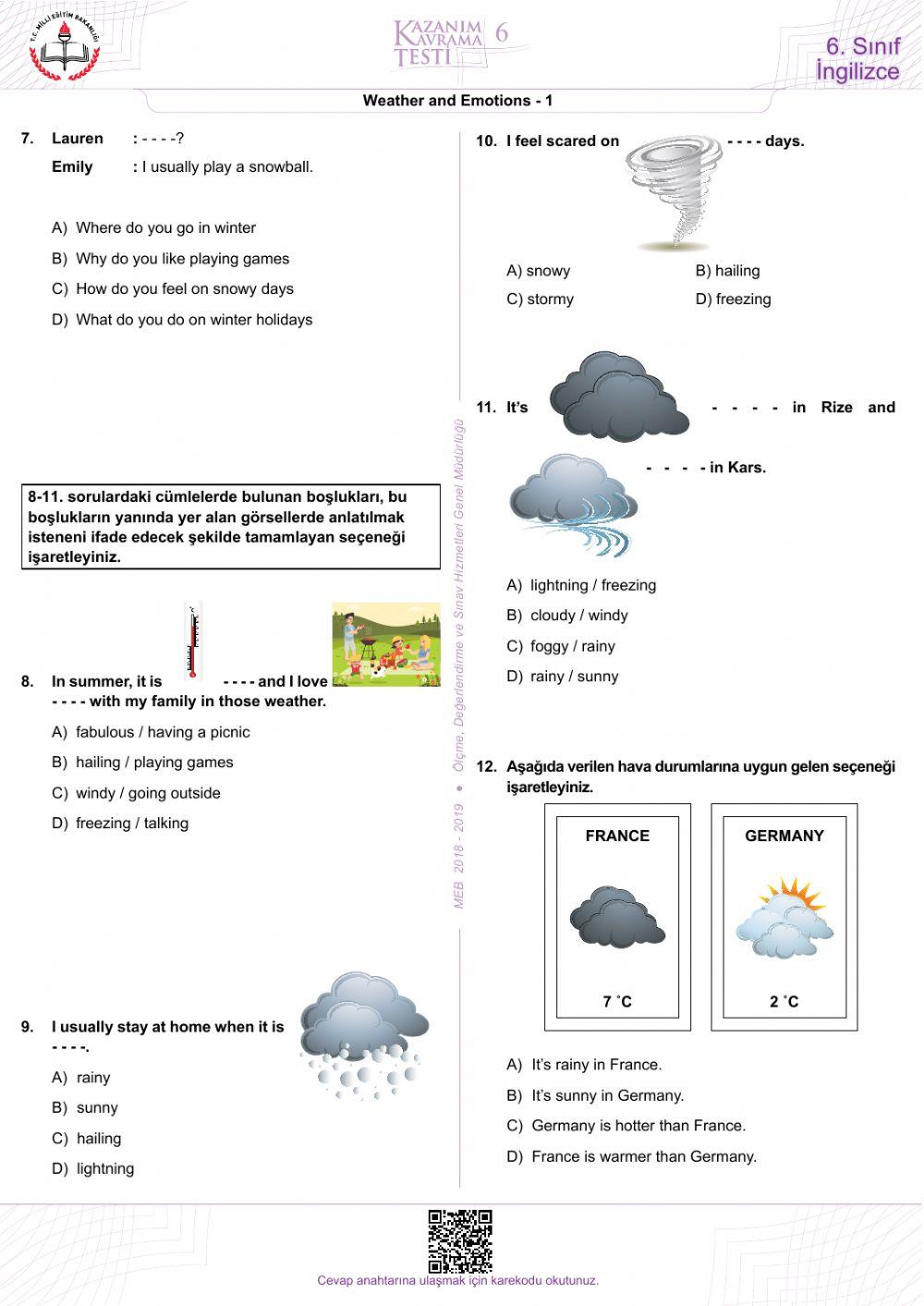 Weather and Emotions