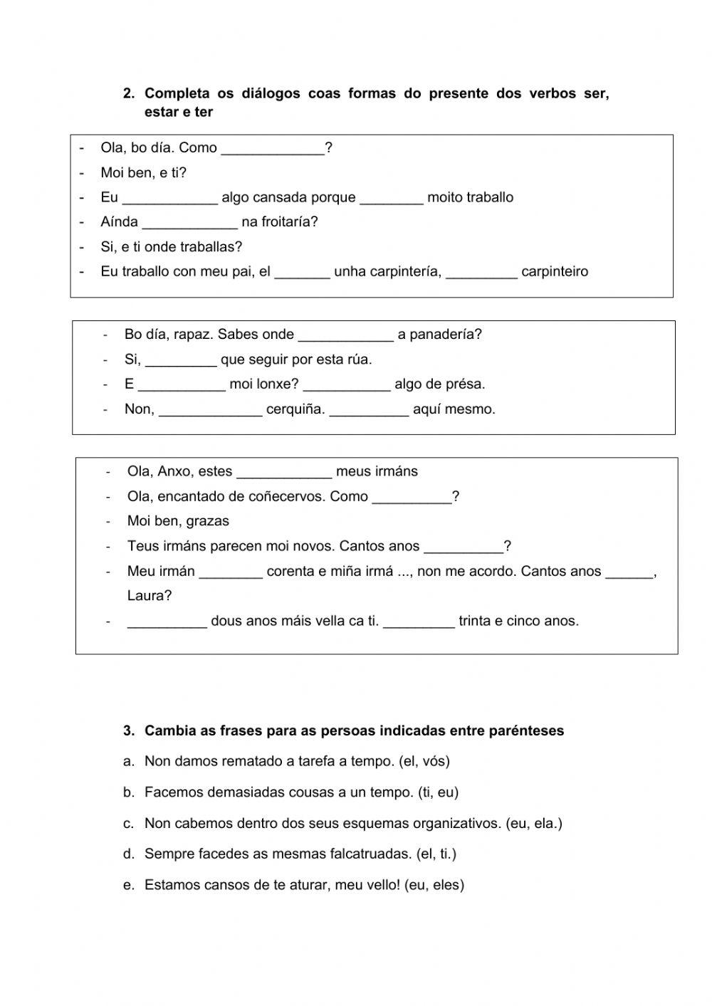 Presente de indicativo