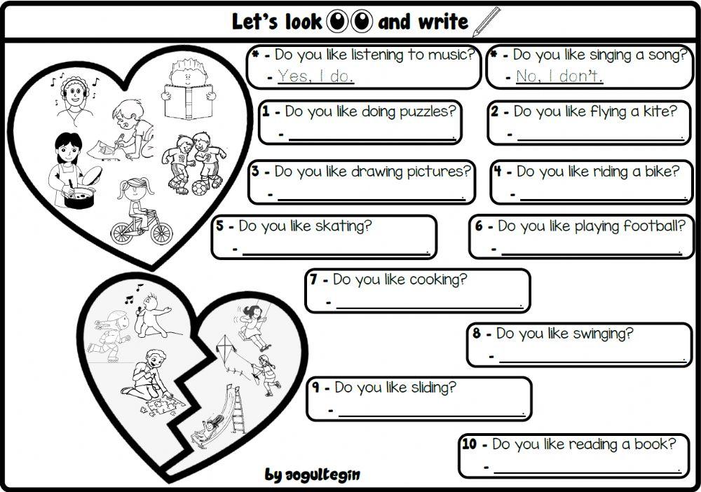 4.4. Free Time Activities - Do You Like...?