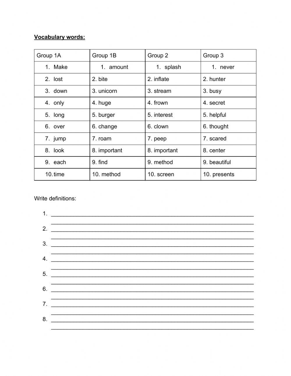Vocabulary-Dec