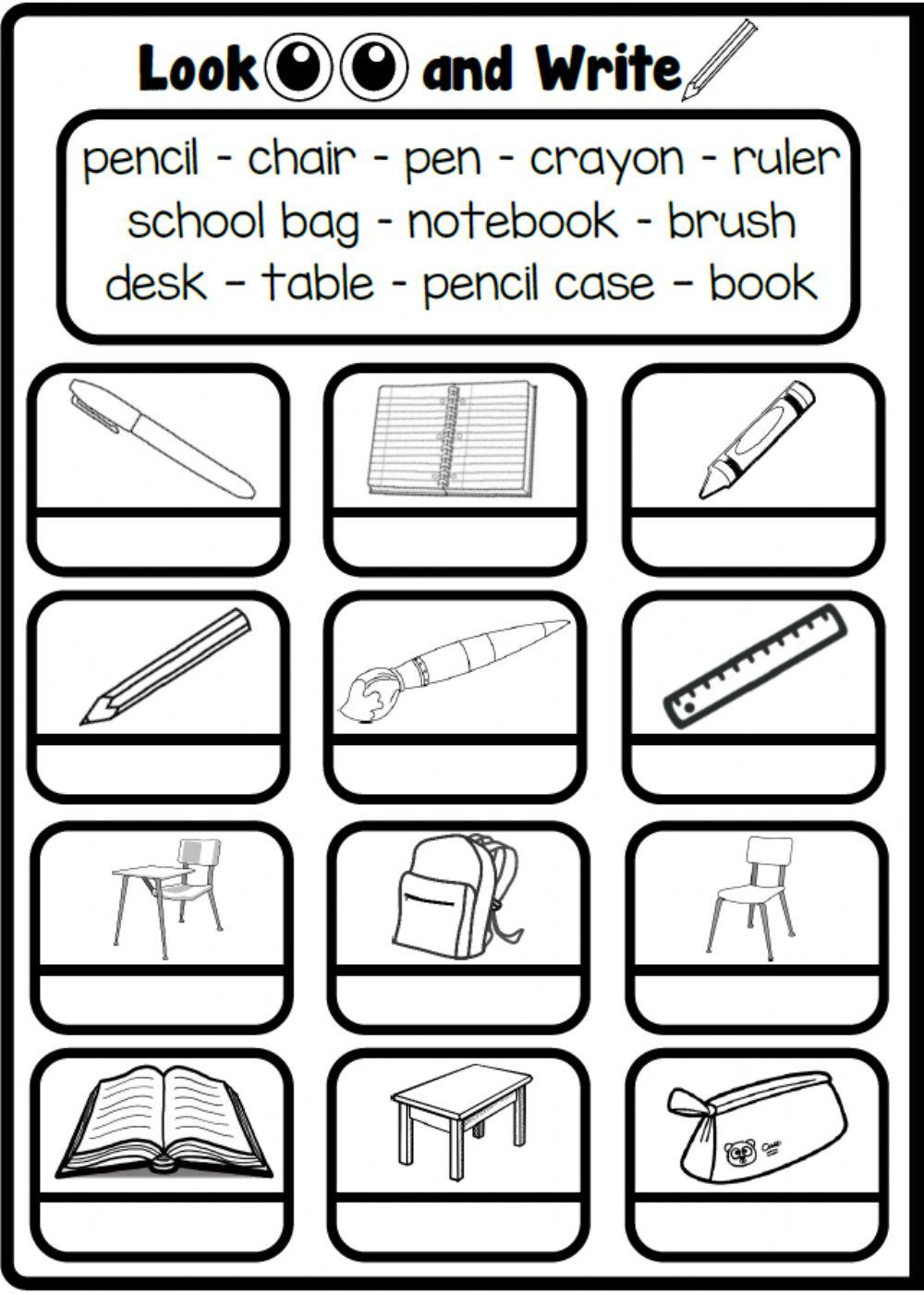 2.4. Numbers - Classroom Objects