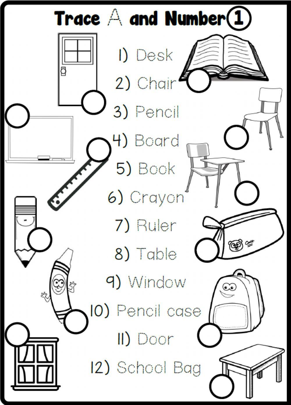 2.4. Numbers - Classroom Objects