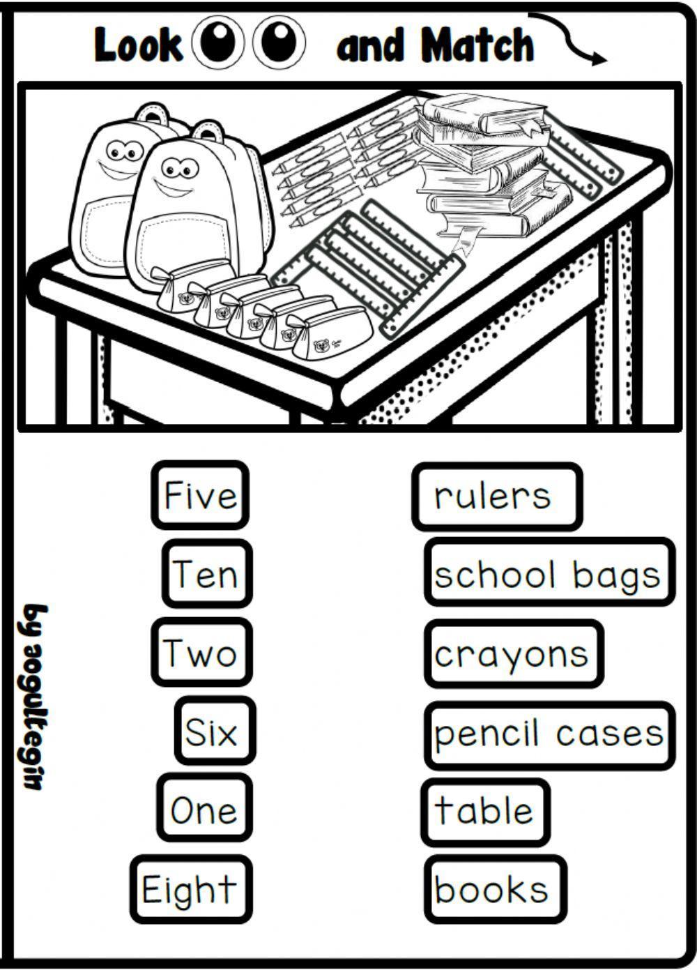 2.4. Numbers - Classroom Objects