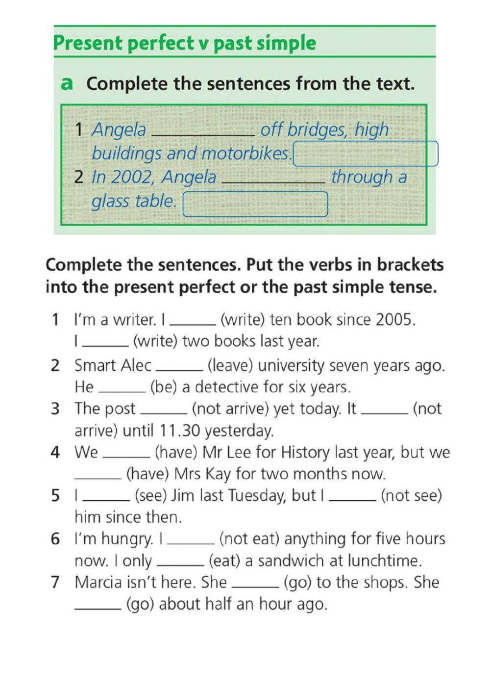 Present Perfect or Past Simple