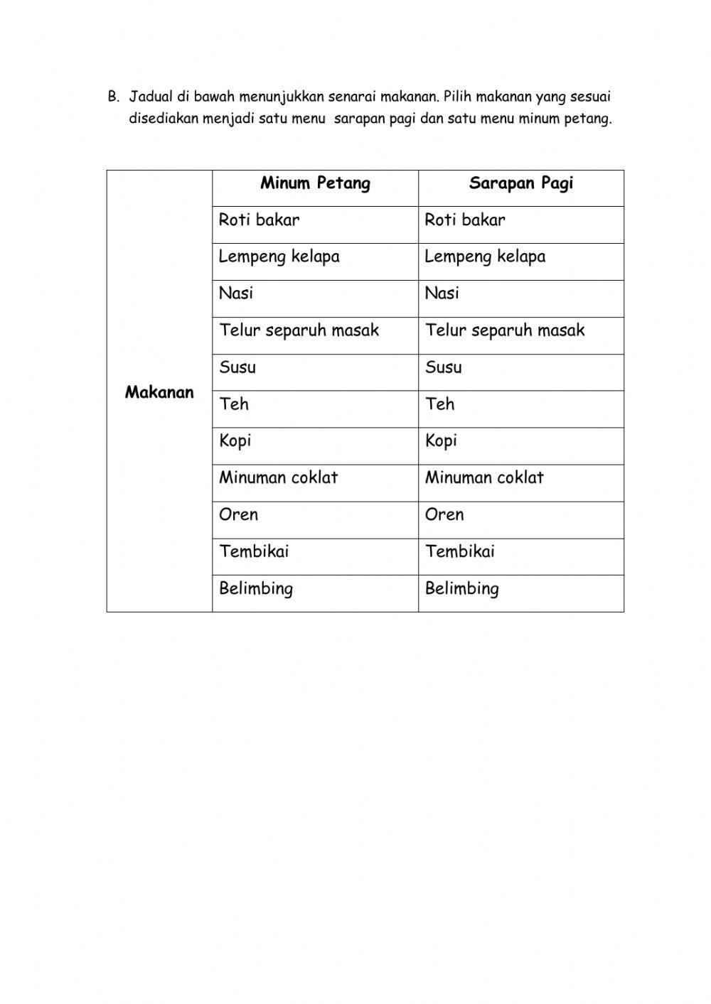 Sains Rumah Tangga Tahun 5