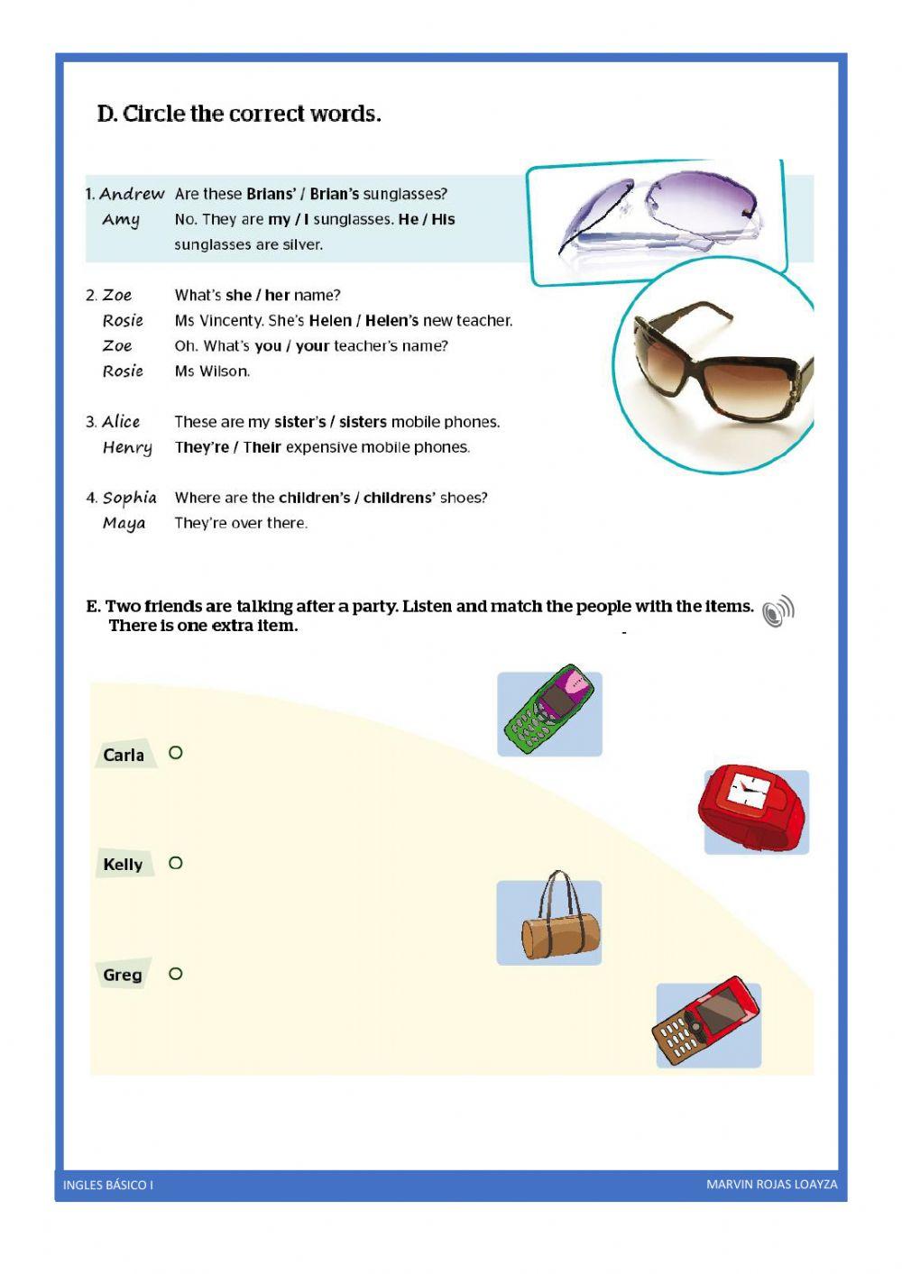 Workbook module 1 Elementary