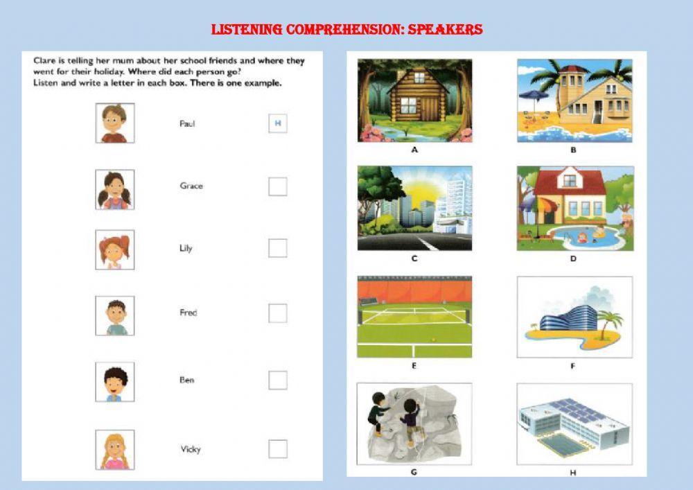 Listening comprehension