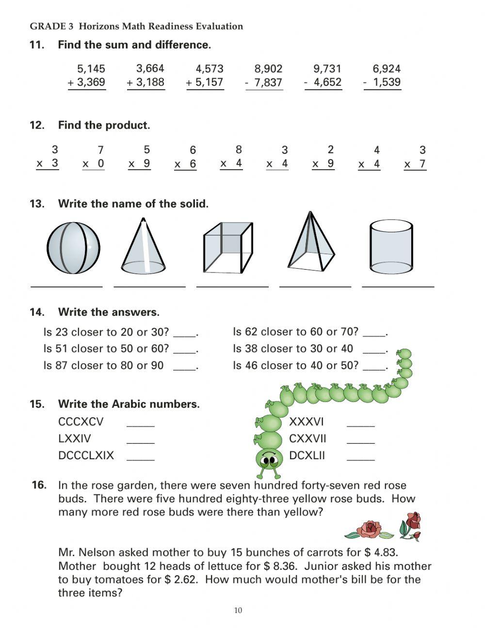 Math assessment3