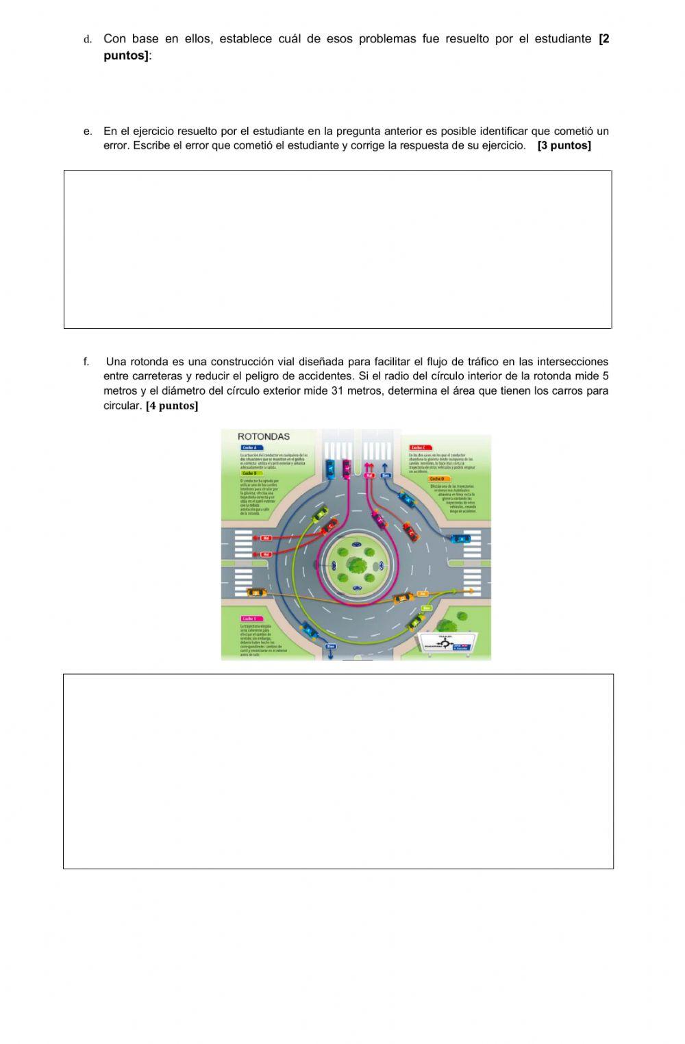 Evaluación Círculo y circunferencia