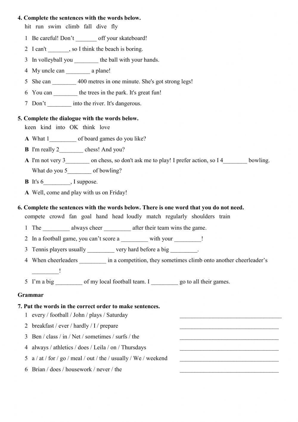 Solutions Elementary Unit 2