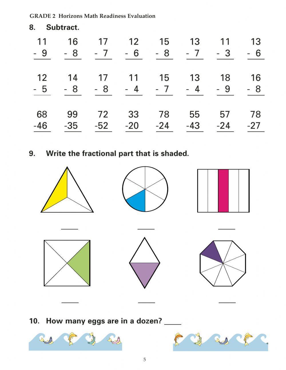 Placement math test