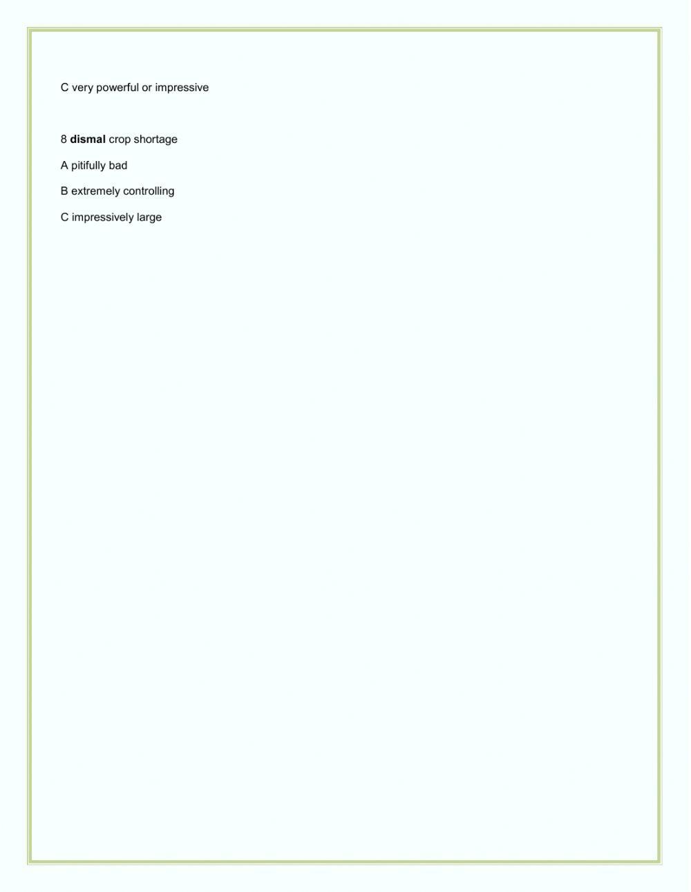 Grammar and listening