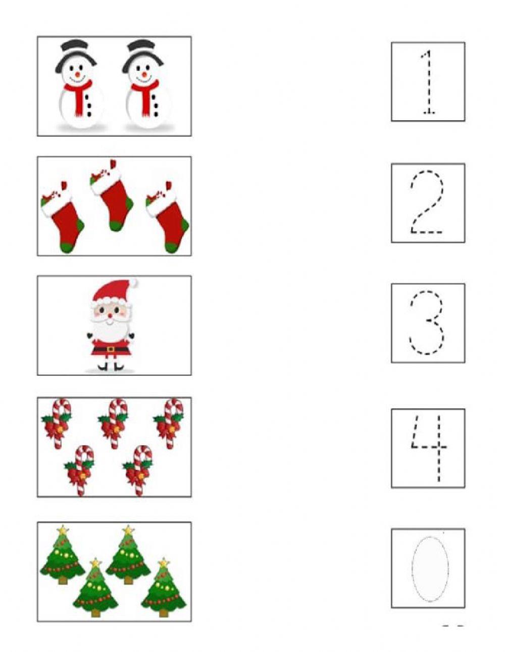 Realaciono cantidad - numeral del 1 al 4