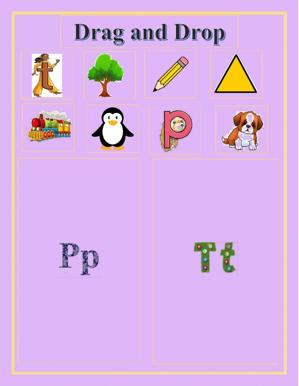 Drag and Drop the picture in the correct box