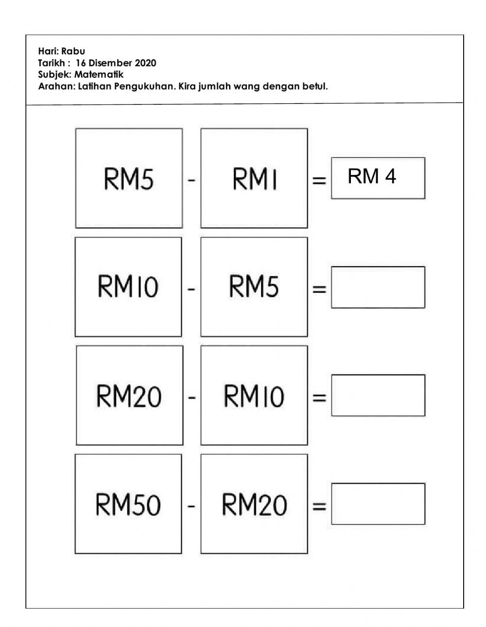 Tugasan pkpb math(6tahun) 16.12.2020