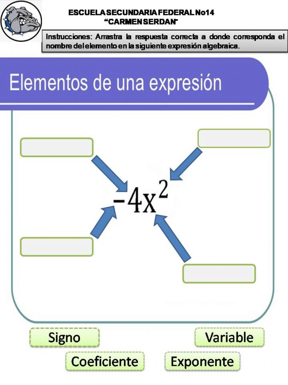 Expresion Algebraica