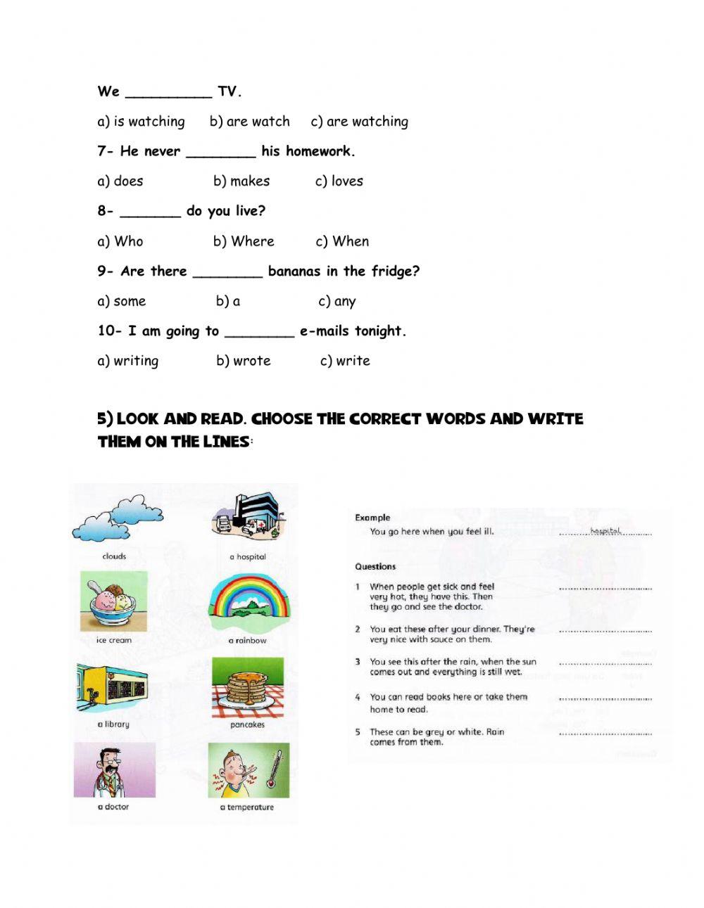 2nd teens final exam